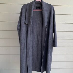 Zara knit gray cardigan small